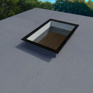 Frameless Flat Glass Rooflight 1000x1500, triple glazed, 92 kg, U-Value 0.6